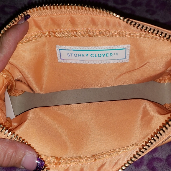 NWT Stoney clover Lane Peach Small Bag - Picture 5 of 6